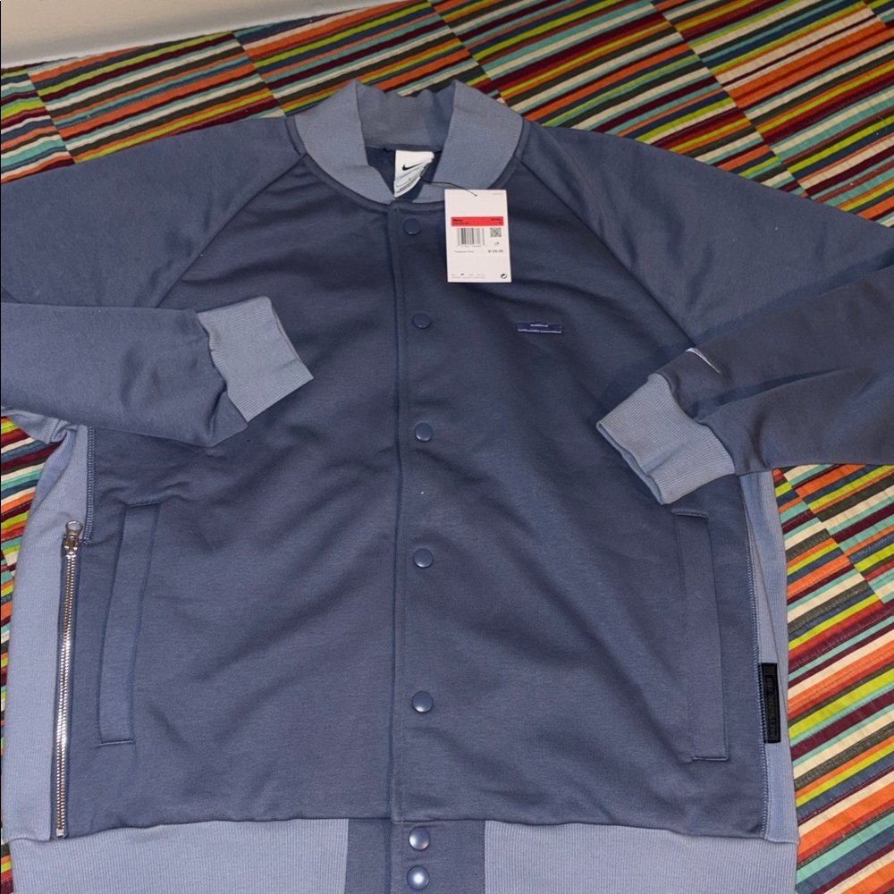 Nike LeBron button up jacket Men's Blue size large new tags - Picture 13 of 16